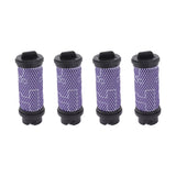 4pcs Vacuum Cleaner Replacement Filter Vacuum Filter Kit For INSE S600 S6P S6 Vacuum Cleaner Parts Purple - Front View