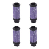 4pcs Vacuum Cleaner Replacement Filter Vacuum Filter Kit For INSE S600 S6P S6 Vacuum Cleaner Parts Purple
