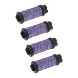 4pcs Vacuum Cleaner Replacement Filter Vacuum Filter Kit For INSE S600 S6P S6 Vacuum Cleaner Parts Purple - Close-Up Angle
