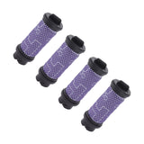 4pcs Vacuum Cleaner Replacement Filter Vacuum Filter Kit For INSE S600 S6P S6 Vacuum Cleaner Parts Purple