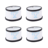 4pcs Vacuum Cleaner Replacement Filter Vacuum Cleaner Accessories Filters For INSE S600 S6P S6 Vacuum Cleaner Parts White