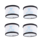 4pcs Vacuum Cleaner Replacement Filter Vacuum Cleaner Accessories Filters For INSE S600 S6P S6 Vacuum Cleaner Parts White