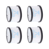 4pcs Vacuum Cleaner Replacement Filter Vacuum Cleaner Accessories Filters For INSE S600 S6P S6 Vacuum Cleaner Parts White - Top-Down View