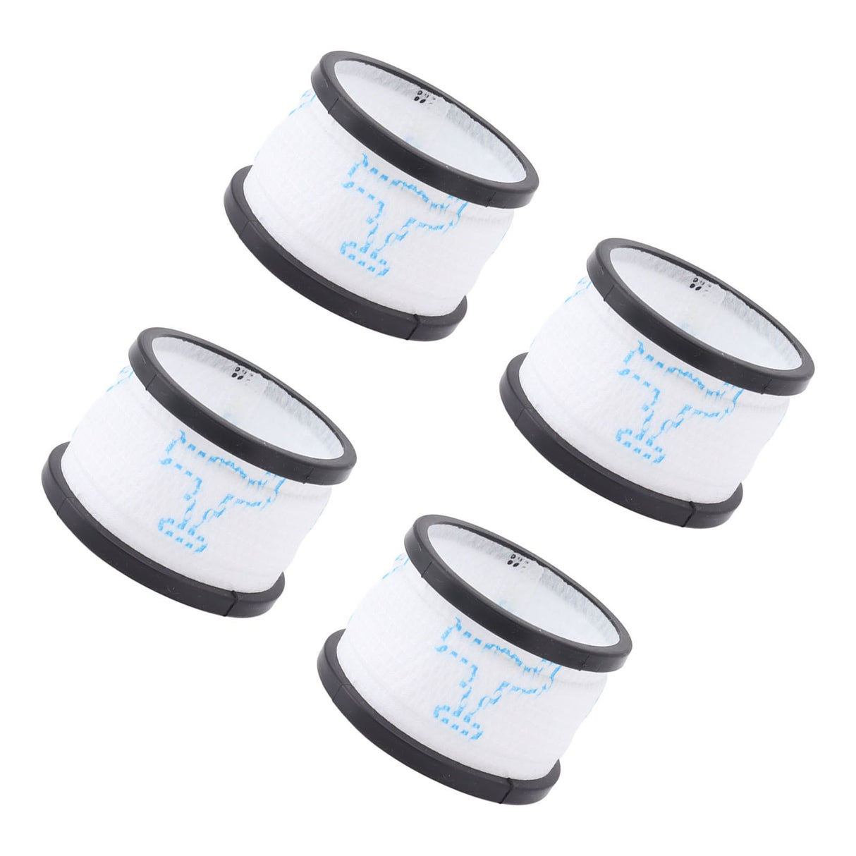 4pcs Vacuum Cleaner Replacement Filter Vacuum Cleaner Accessories Filters For INSE S600 S6P S6 Vacuum Cleaner Parts White