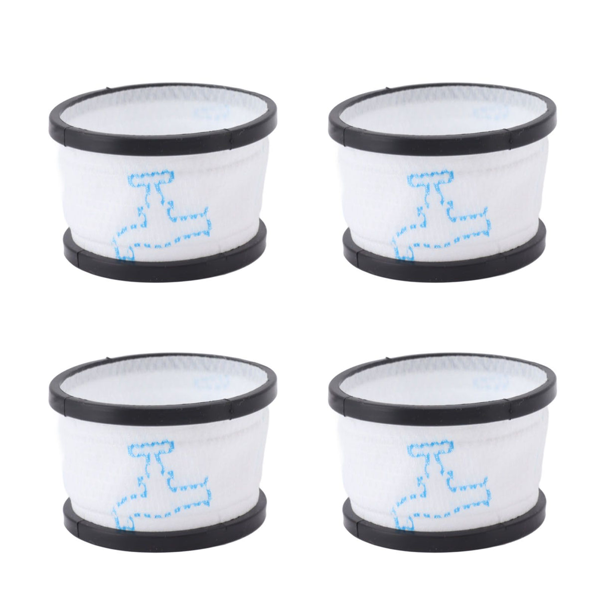 4pcs Vacuum Cleaner Replacement Filter Vacuum Cleaner Accessories Filters For INSE S600 S6P S6 Vacuum Cleaner Parts White