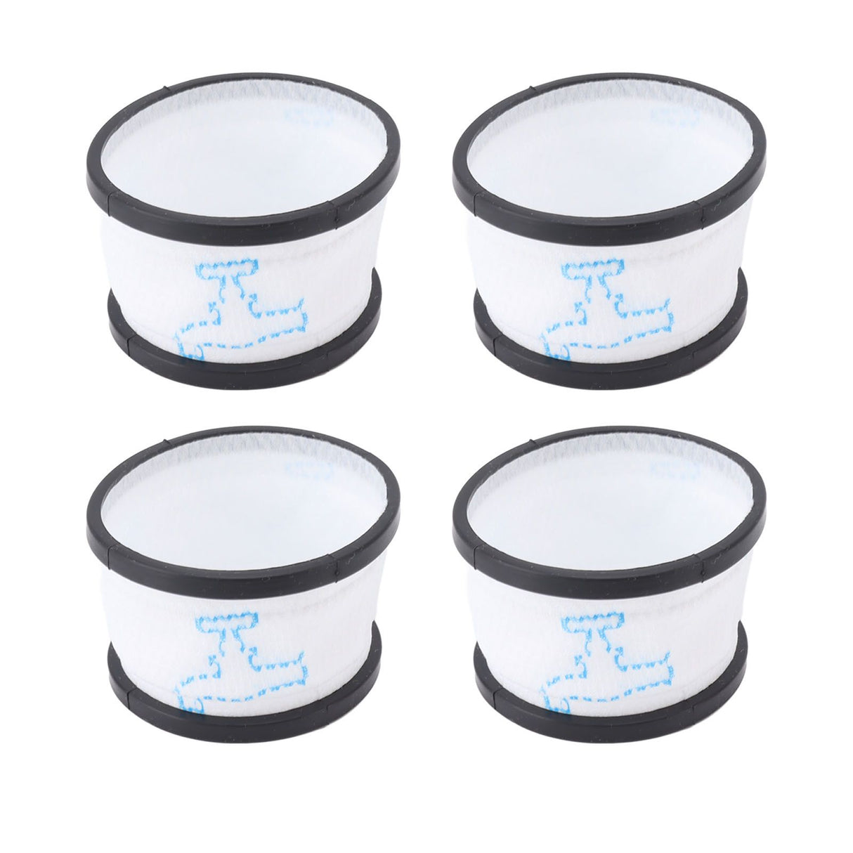 4pcs Vacuum Cleaner Replacement Filter Vacuum Cleaner Accessories Filters For INSE S600 S6P S6 Vacuum Cleaner Parts White