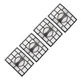 4PCS Vacuum Cleaner Strainer Filter Element Kit for Shark ZU560 XHEPA560 High Efficiency Particulate Filter - Front View