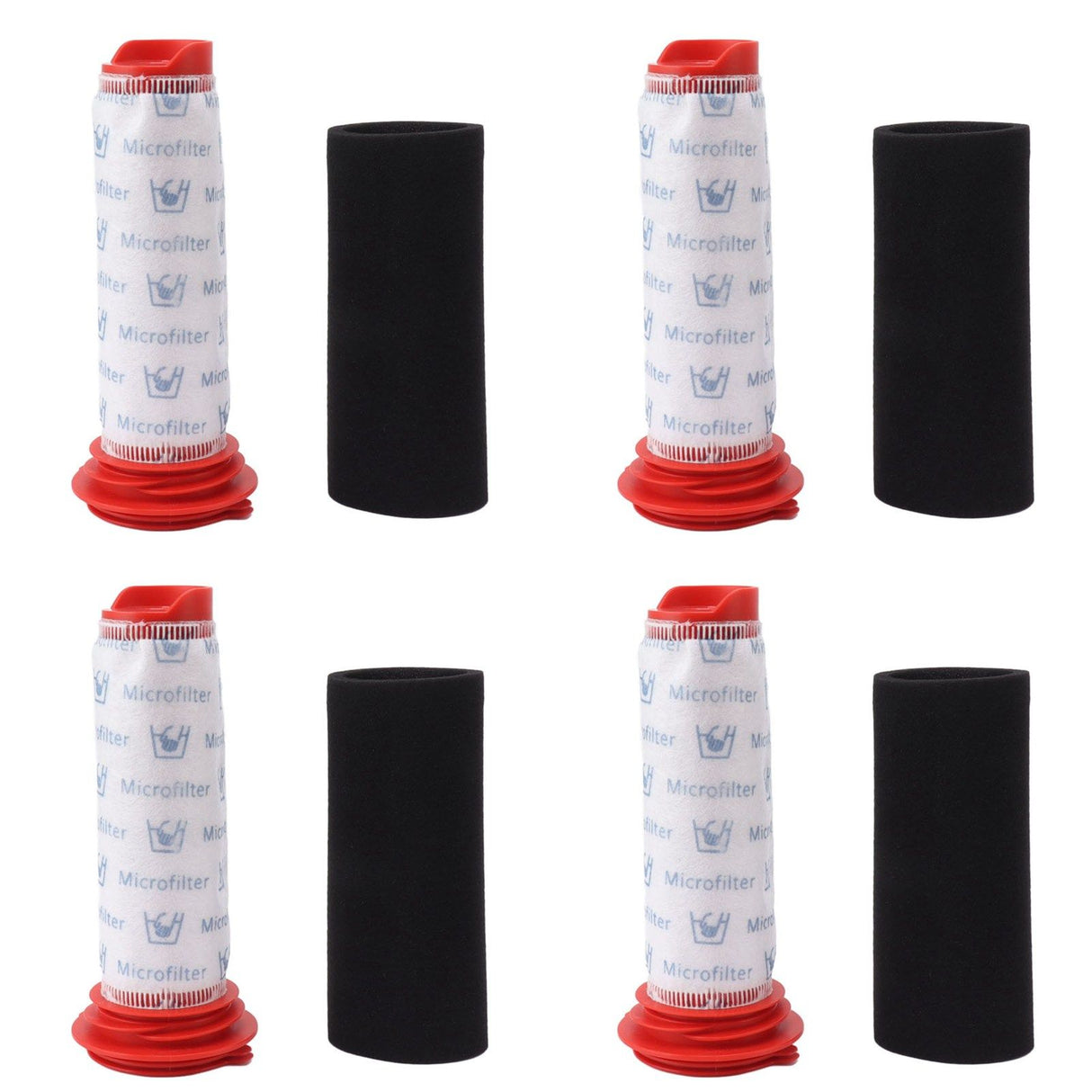4Pcs Vacuum Cleaner Pre Motor Filter Foam Filter for Bosch 754176 754175 BCH6 Vacuum Cleaner Parts