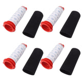 4Pcs Vacuum Cleaner Pre Motor Filter Foam Filter for Bosch 754176 754175 BCH6 Vacuum Cleaner Parts - Top-Down View