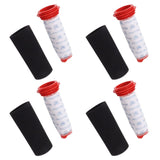 4Pcs Vacuum Cleaner Pre Motor Filter Foam Filter for Bosch 754176 754175 BCH6 Vacuum Cleaner Parts - Rear View