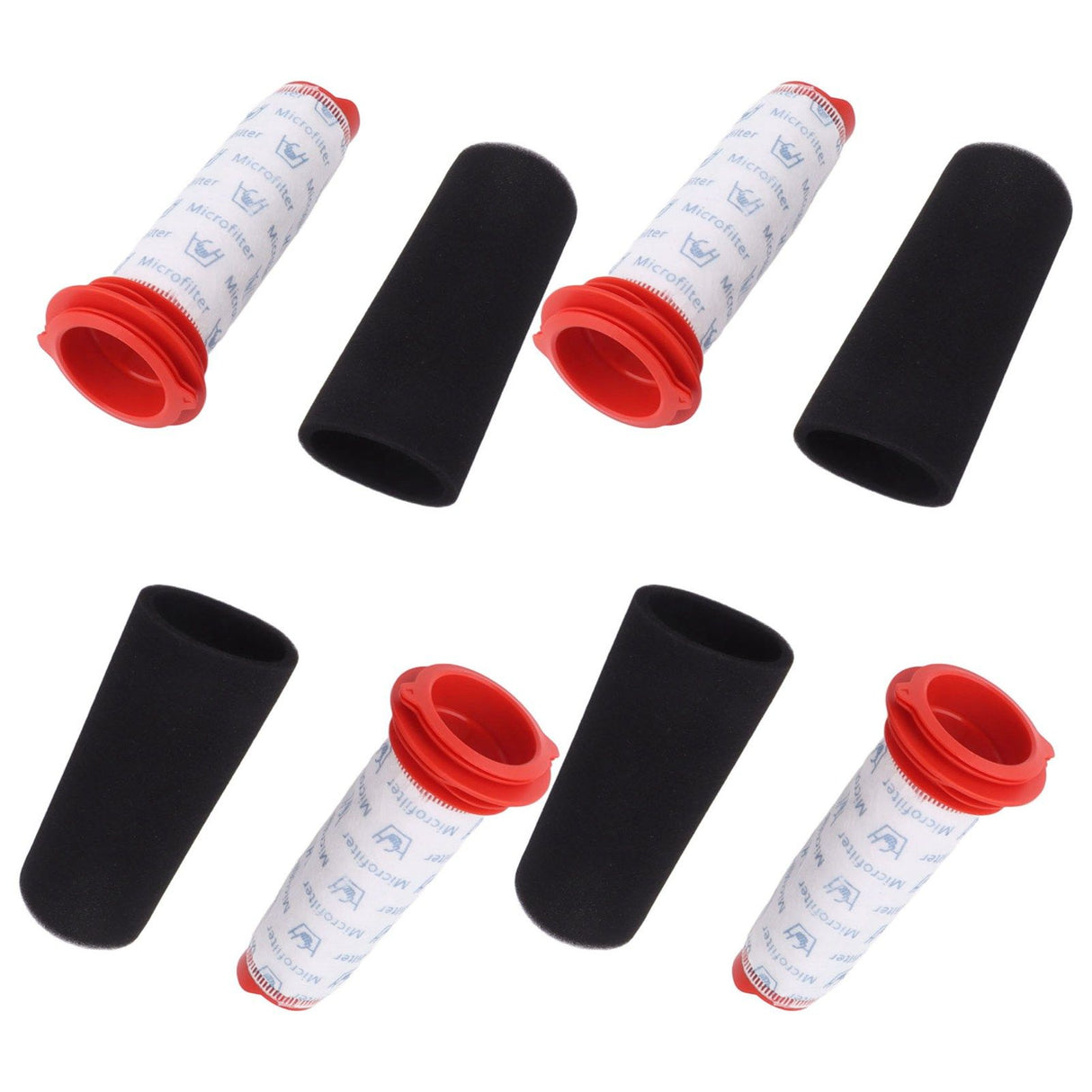 4Pcs Vacuum Cleaner Pre Motor Filter Foam Filter for Bosch 754176 754175 BCH6 Vacuum Cleaner Parts