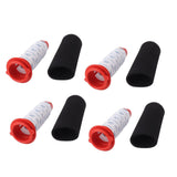 4Pcs Vacuum Cleaner Pre Motor Filter Foam Filter for Bosch 754176 754175 BCH6 Vacuum Cleaner Parts - Low Angle