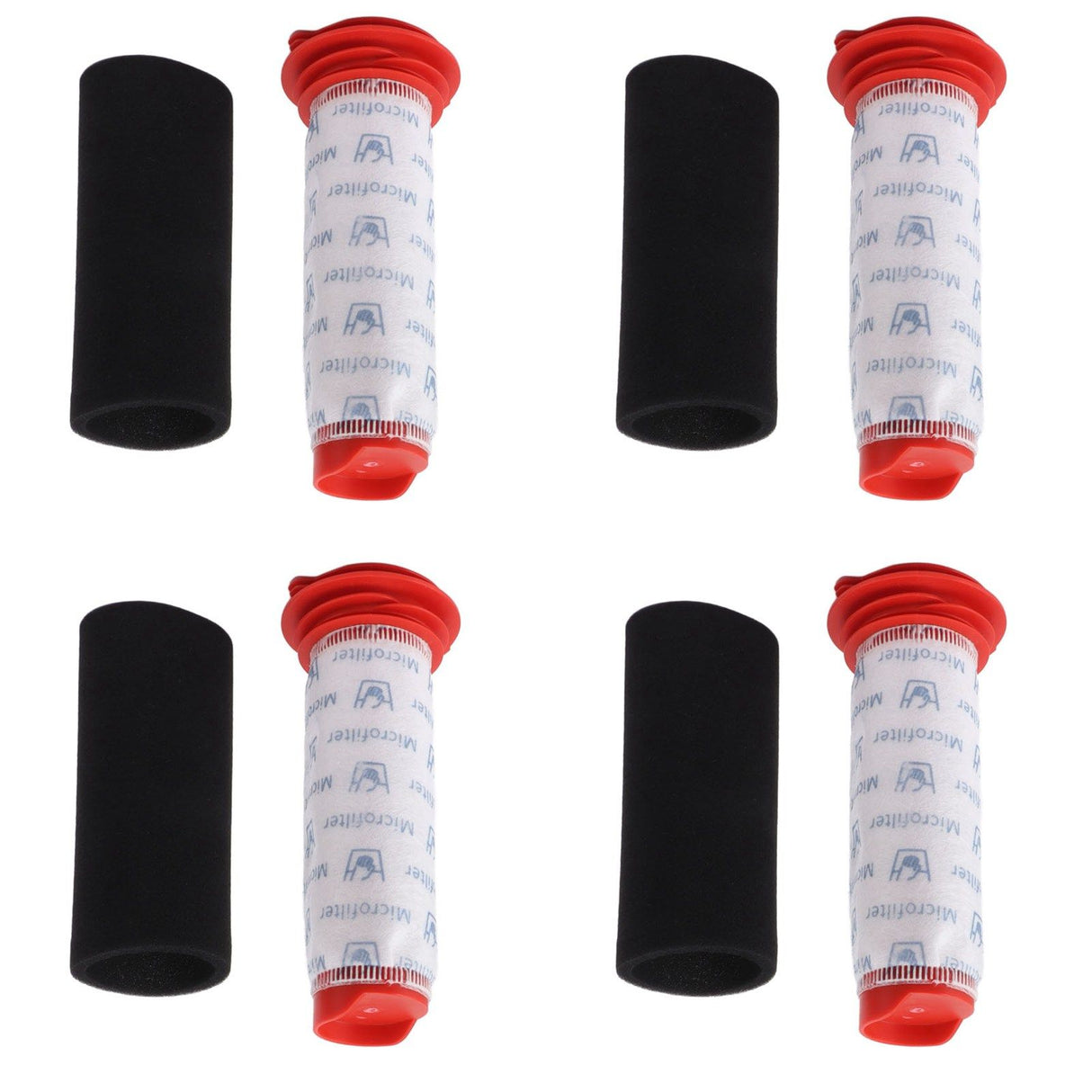 4Pcs Vacuum Cleaner Pre Motor Filter Foam Filter for Bosch 754176 754175 BCH6 Vacuum Cleaner Parts