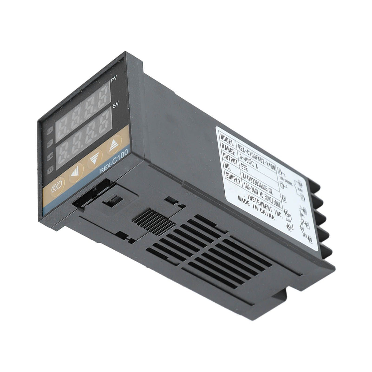 PID Temperature Controller Kit REX C100 Digital PID Temperature Controller with Solid State Relay 100‑240V REX C100FK02 V DN SSR DK