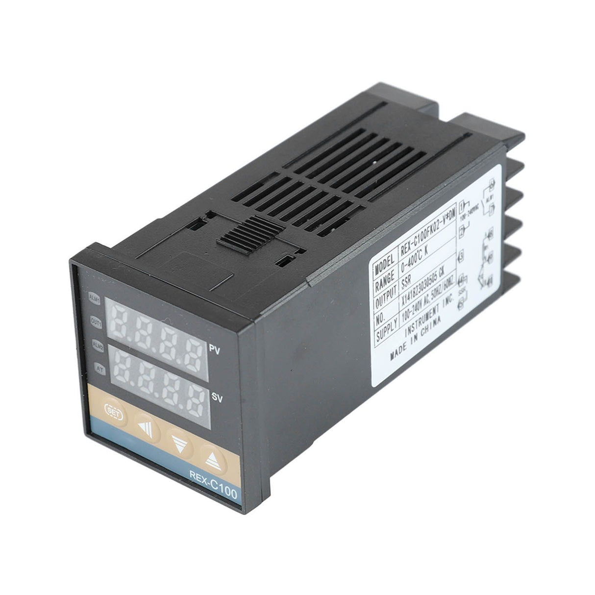 PID Temperature Controller Kit REX C100 Digital PID Temperature Controller with Solid State Relay 100‑240V REX C100FK02 V DN SSR DK