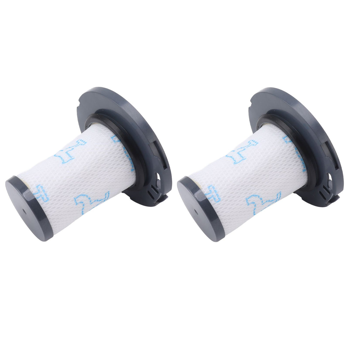 2PCS Robot Vacuum Filters Detachable Robot Vacuum Filters for Rowenta ZR009007 RH9890WO RH9879WO X FORCE FLEX
