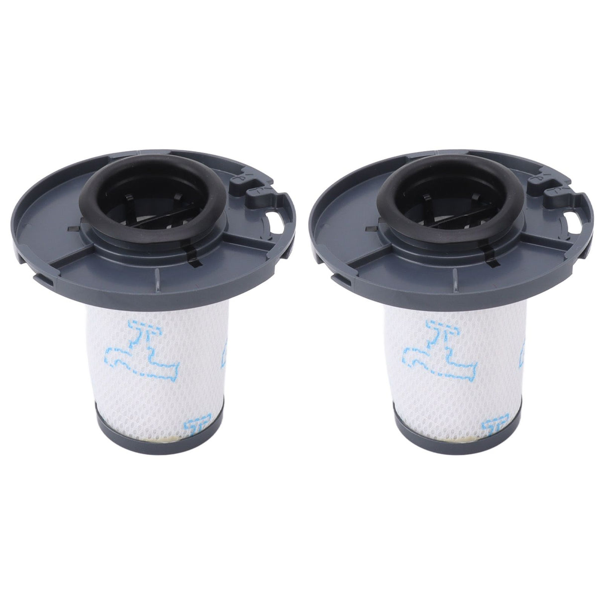 2PCS Robot Vacuum Filters Detachable Robot Vacuum Filters for Rowenta ZR009007 RH9890WO RH9879WO X FORCE FLEX