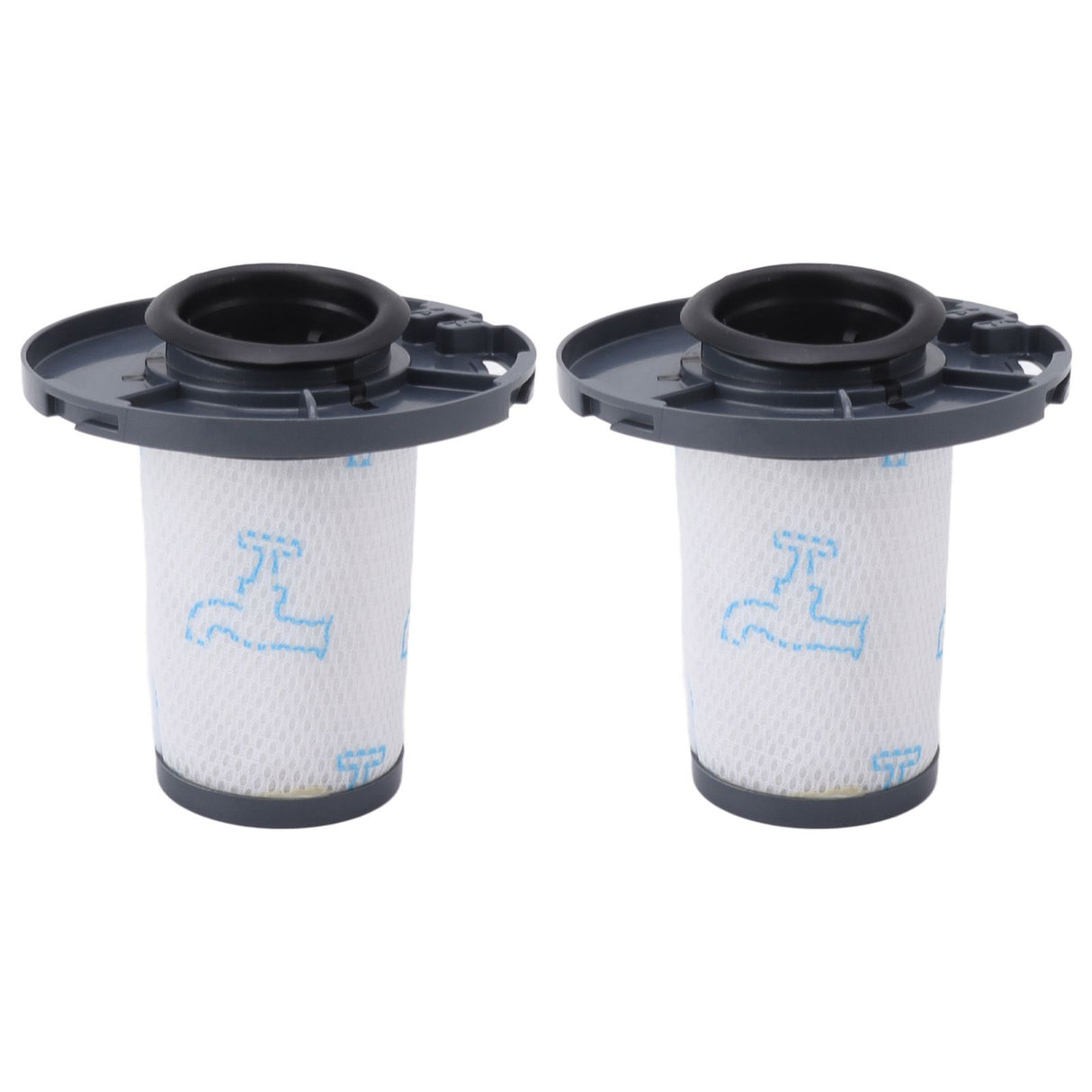 2PCS Robot Vacuum Filters Detachable Robot Vacuum Filters for Rowenta ZR009007 RH9890WO RH9879WO X FORCE FLEX