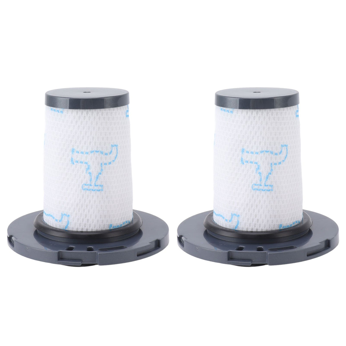 2PCS Robot Vacuum Filters Detachable Robot Vacuum Filters for Rowenta ZR009007 RH9890WO RH9879WO X FORCE FLEX
