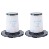 2PCS Robot Vacuum Filters Detachable Robot Vacuum Filters for Rowenta ZR009007 RH9890WO RH9879WO X FORCE FLEX