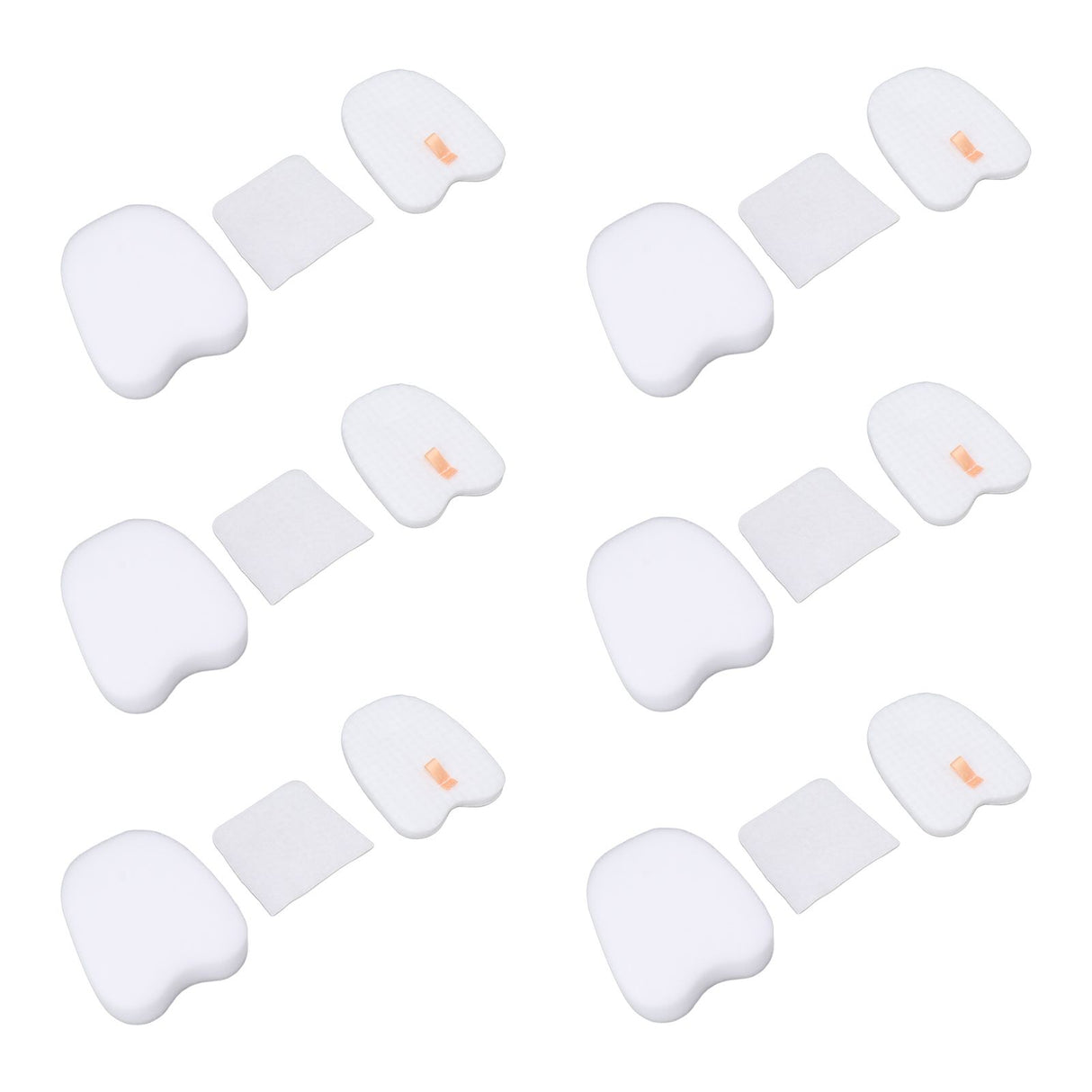 6PCS Vacuum Cleaner Filter Set Post Foam Felt Filter Replacement for Shark XPSTFH380 ZS360 ZS361C ZS362