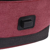 Portable Electric Lunch Box Food Heater USB Constant Heating Insulation Bag Heated Lunch Box Bag Wine Red
