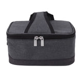 Portable Electric Lunch Box Food Heater USB Constant Heating Insulation Bag Heated Lunch Box Bag Light Gray