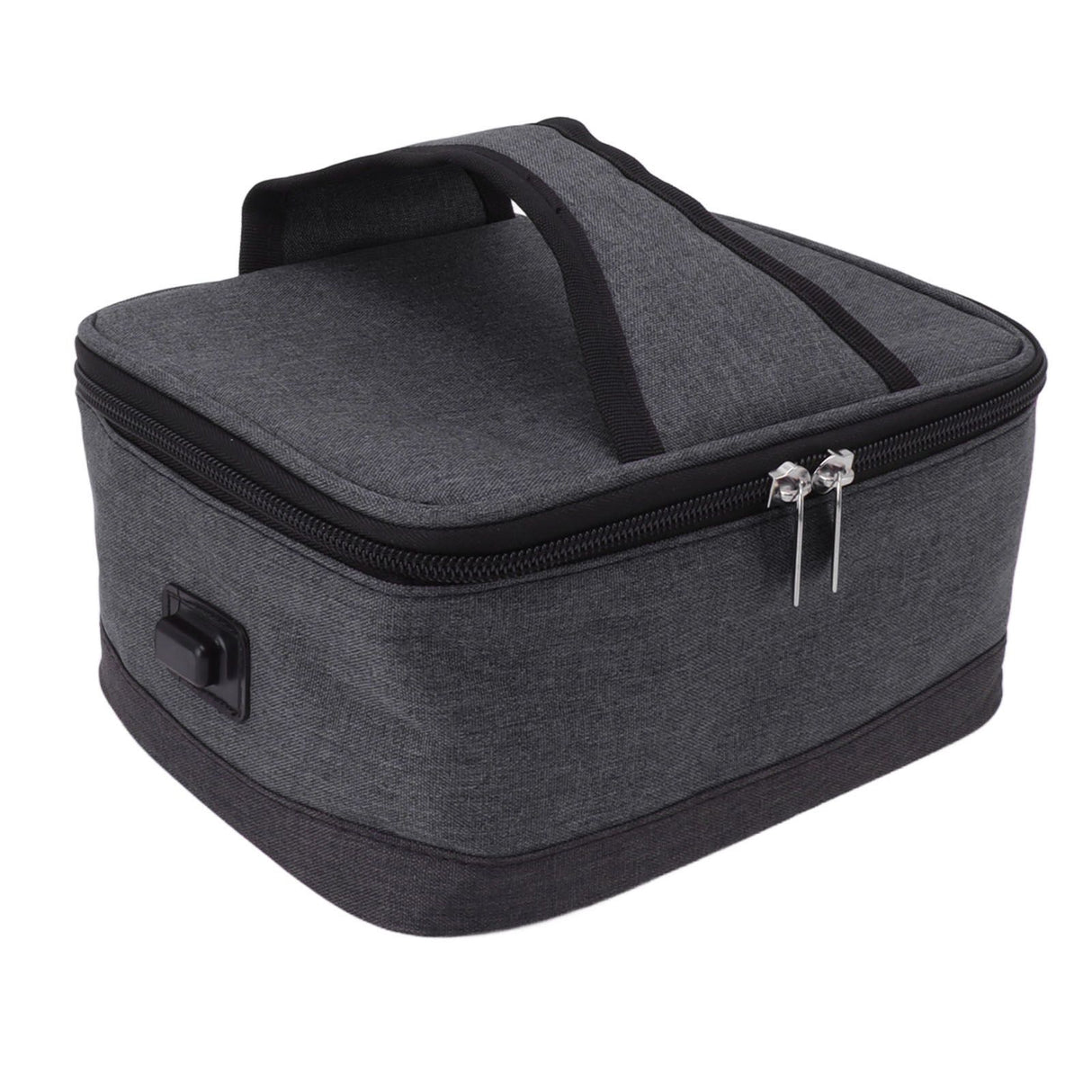Portable Electric Lunch Box Food Heater USB Constant Heating Insulation Bag Heated Lunch Box Bag Light Gray