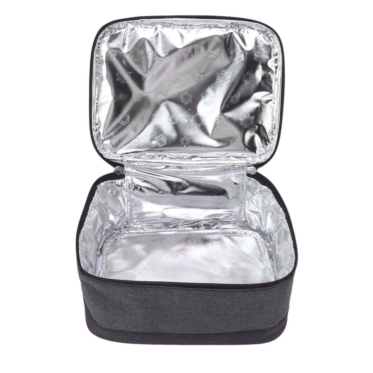 Portable Electric Lunch Box Food Heater USB Constant Heating Insulation Bag Heated Lunch Box Bag Light Gray