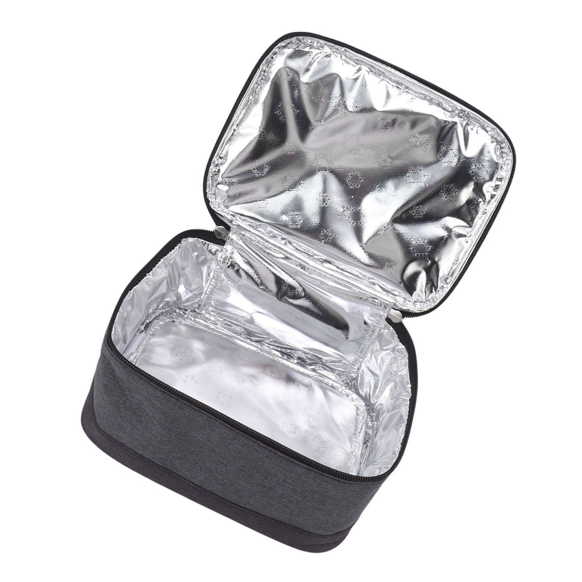 Portable Electric Lunch Box Food Heater USB Constant Heating Insulation Bag Heated Lunch Box Bag Light Gray
