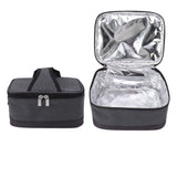 Portable Electric Lunch Box Food Heater USB Constant Heating Insulation Bag Heated Lunch Box Bag Light Gray