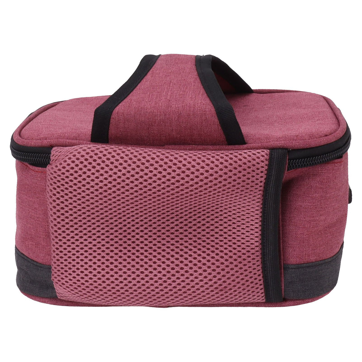 USB Heating Insulation Bag Portable Electric Heating Food Container Constant Temperature Heating Bag for Outdoor Wine Red