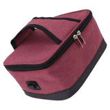 USB Heating Insulation Bag Portable Electric Heating Food Container Constant Temperature Heating Bag for Outdoor Wine Red