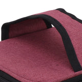 USB Heating Insulation Bag Portable Electric Heating Food Container Constant Temperature Heating Bag for Outdoor Wine Red - Extra Image