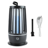 Electric Fly Killing Light 110V 220V PP USB Rechargeable Silent Fly Trap Lamp for Indoor Outdoor