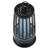 Electric Fly Killing Light 110V 220V PP USB Rechargeable Silent Fly Trap Lamp for Indoor Outdoor - Front View