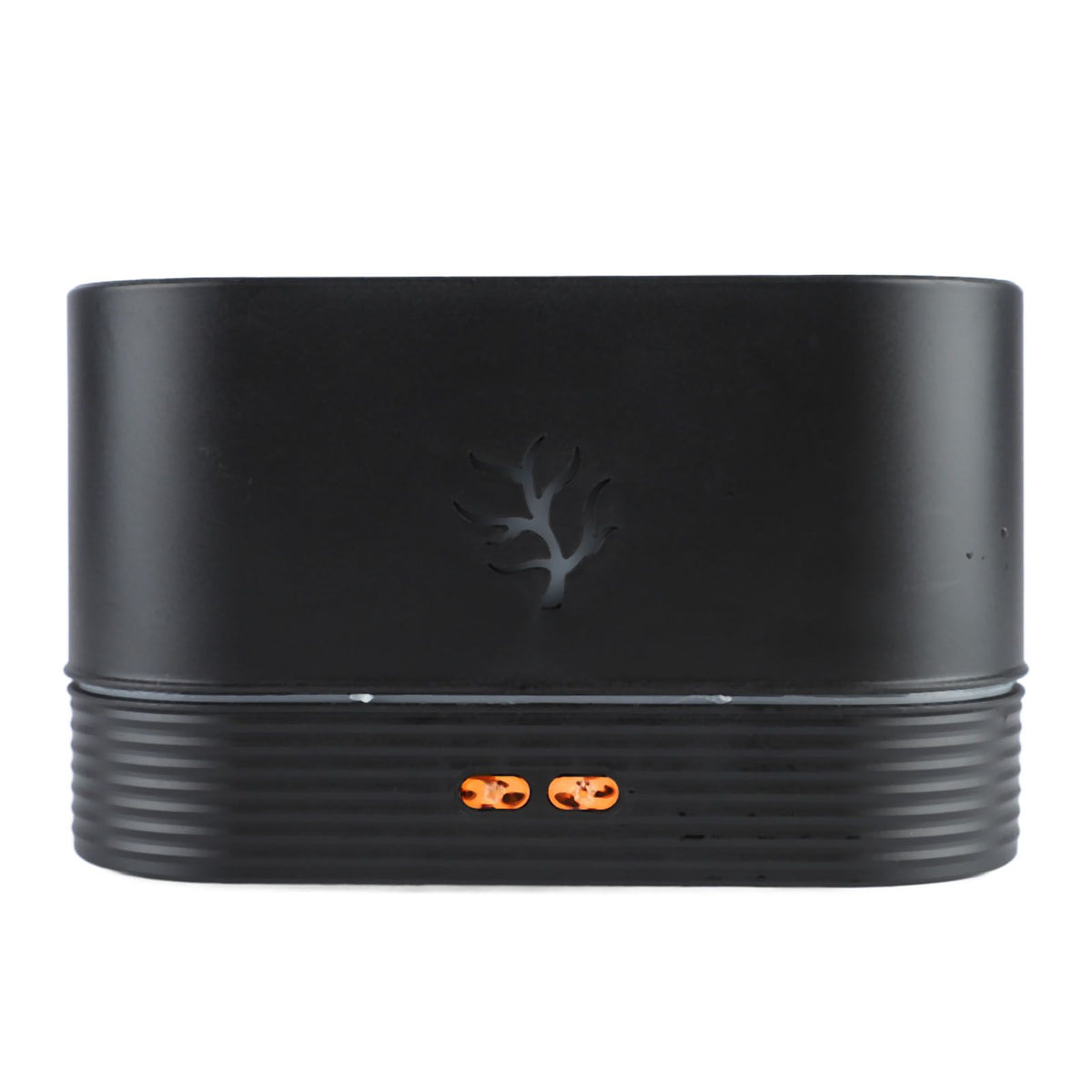 Colorful Flame Air Aroma Diffuser Humidifier Mini Noiseless Essential Oil Diffuser for Home Office Black