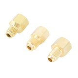 3pcs Air Conditioner Brass Adapter Durable Vacuum Adapter Portable Charging Vacuum Port Adapter for Home Appliances - Close-Up Angle
