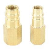 R134A Air Conditioner Connector 1/4 in SAE Adapter R134A Air Conditioner Connector for Refrigerant System