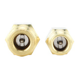 R134A Air Conditioner Connector 1/4 in SAE Adapter R134A Air Conditioner Connector for Refrigerant System - Rear View