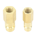 R134A Air Conditioner Connector 1/4 in SAE Adapter R134A Air Conditioner Connector for Refrigerant System - Extra Image