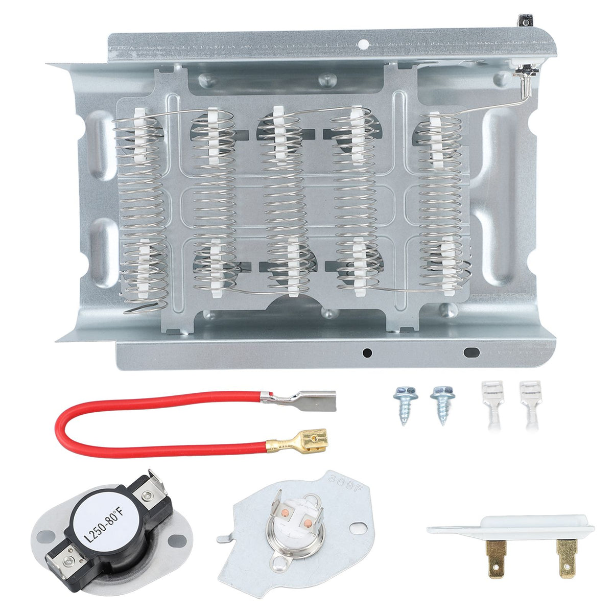 279838 Dryer Heating Element Kit Replaces 3403585 W10724237 3398063 3398064 8565582