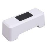 Motion Sensor Automatic Toilet Flusher IPX5 Waterproof Touchless Toilet Flusher Automatic Flush Button for Home Public Use White - Front View