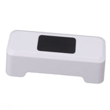 Motion Sensor Automatic Toilet Flusher IPX5 Waterproof Touchless Toilet Flusher Automatic Flush Button for Home Public Use White - Rear View