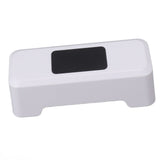 Motion Sensor Automatic Toilet Flusher IPX5 Waterproof Touchless Toilet Flusher Automatic Flush Button for Home Public Use White