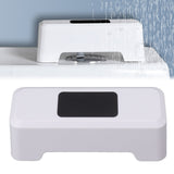 Motion Sensor Automatic Toilet Flusher IPX5 Waterproof Touchless Toilet Flusher Automatic Flush Button for Home Public Use White