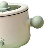 Small Electric Cooker Mini Noodle Heating Pot Multifunctional for Student Dormitory Household AU Plug - Rear View