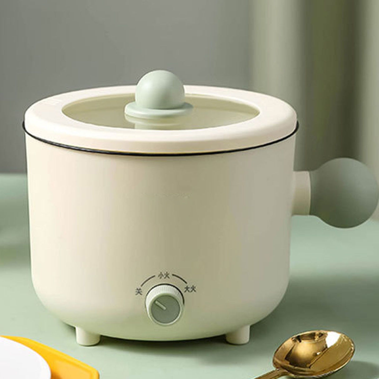 Small Electric Cooker Mini Noodle Heating Pot Multifunctional for Student Dormitory Household AU Plug