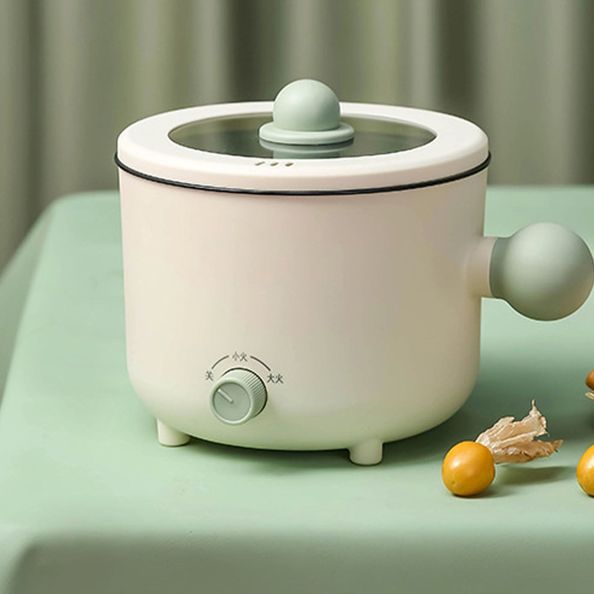 Small Electric Cooker Mini Noodle Heating Pot Multifunctional for Student Dormitory Household AU Plug