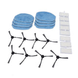 Robotic Vacuum Cleaner Accessories Kit Mop Cloth Side Brush Filter Parts Replacement For Mannv BR150 BR151 - Close-Up Angle